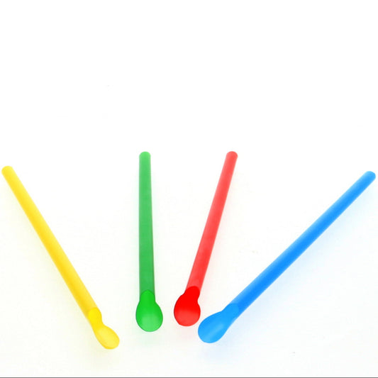 Box of 400 Plastic Spoon Straws