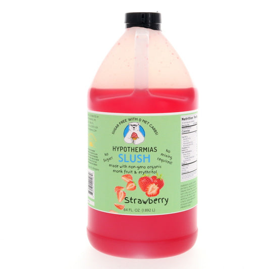 Hypothermias Sugar Free Slush | Monk Fruit | Strawberry (Half Gallon)