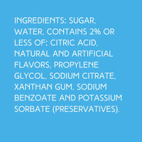 Tiger's Blood Hypothermias Sugar Free | Dye-FREE Shaved Ice & Snow Cone Syrup | Organic Monk Fruit | Pint (16 fl. oz)