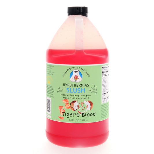 Hypothermias Sugar Free Slush | Monk Fruit | Tiger's Blood (Half Gallon)