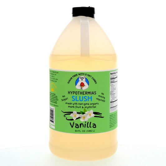 Hypothermias Sugar Free Slush | Monk Fruit | Vanilla (Half Gallon)