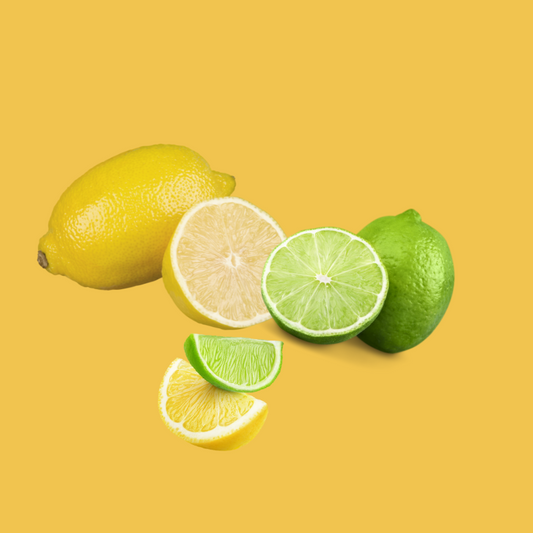 Bright citrus clear and dye-free coffee syrup flavor inspired by tart lemon and sweet lime, represented by vibrant watermelons.