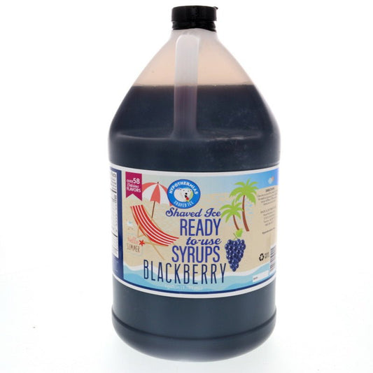 Hypothermias blackberry shaved ice syrup 100 percent pure cane sugar 128 Fl Oz.