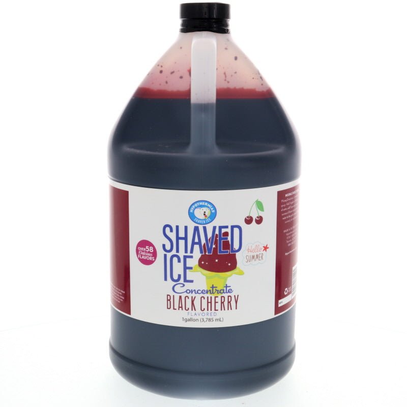 Hypothermias black cherry shaved ice flavor syrup concentrate 128 Fl Oz.