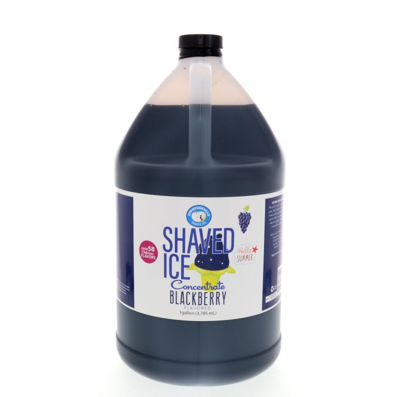 Hypothermias blackberry shaved ice or snow cone syrup concentrate 128 Fl Oz