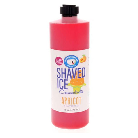 Apricot shaved ice syrup flavor concentrate 16 FL Oz.