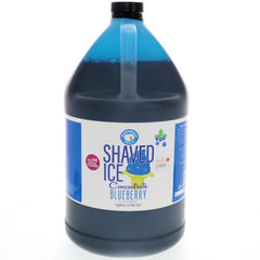 Hypothermias blueberry shaved ice or snow cone syrup concentrate 128 Fl Oz.