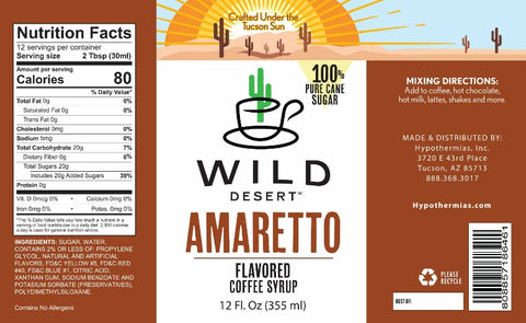 Amaretto Coffee Syrup - Hypothermias.com