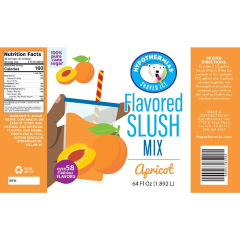 Apricot Slush Concentrate - Hypothermias.com