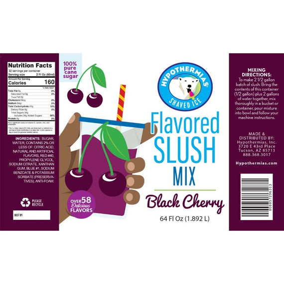 Slush Base Mix Syrup – Hypothermias.com