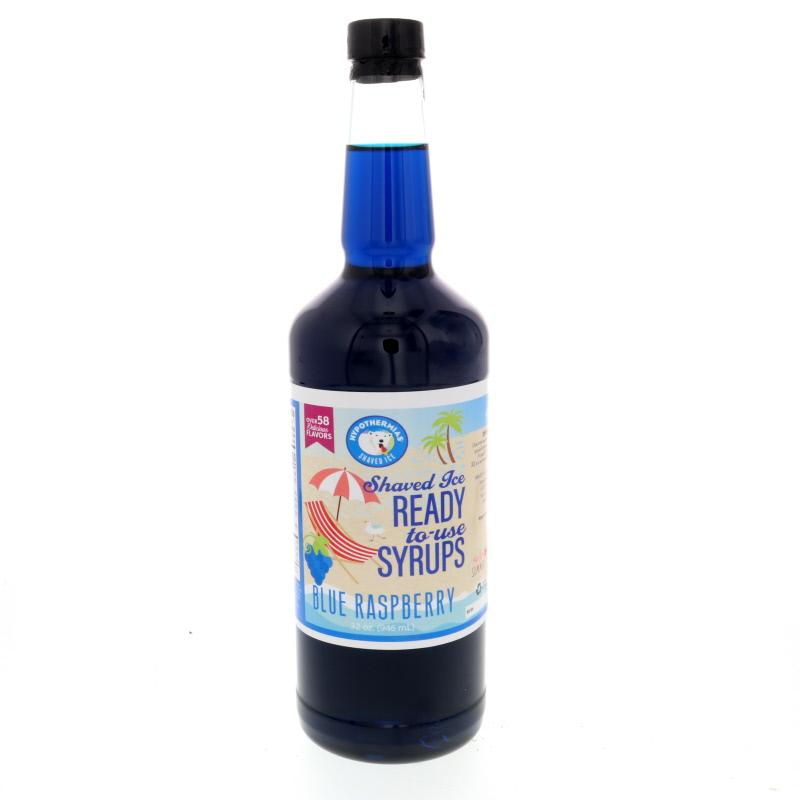 100% Pure Cane Sugar Blue Raspberry Shaved Ice or Snow Cone Syrup 🍧