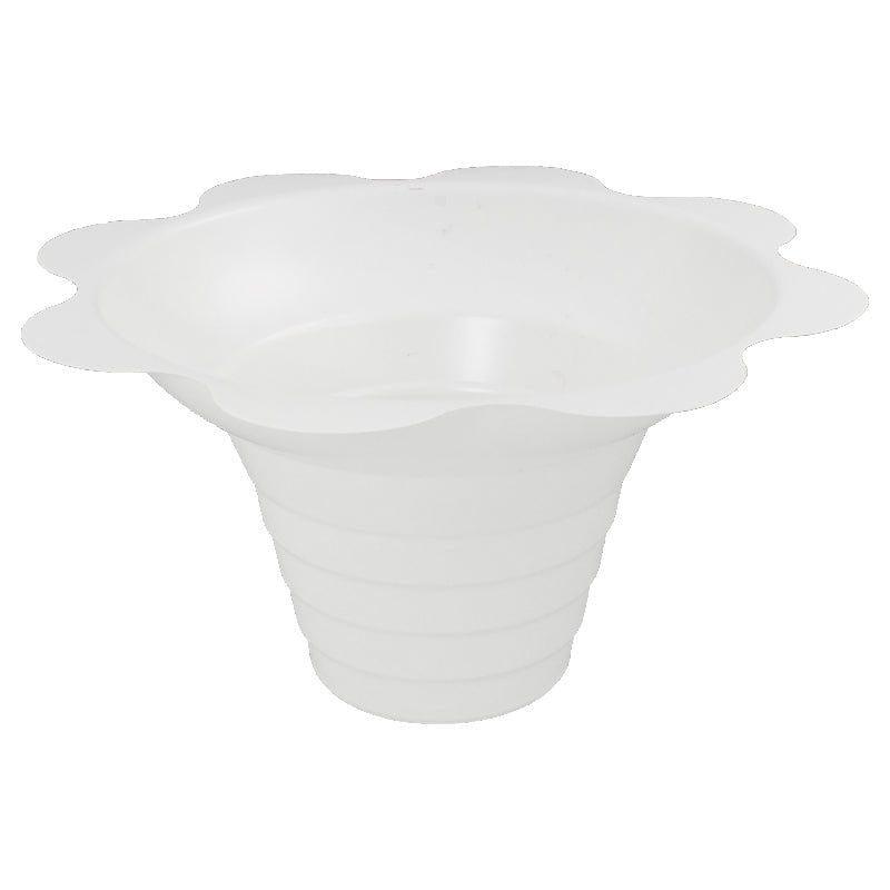Case of 1000 Flower Cups WHITE (4 ounce, Biodegradable) - Hypothermias.com