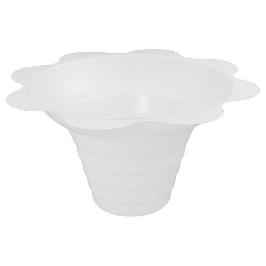 Case of 500 Flower Cups WHITE (4 ounce, Biodegradable) - Hypothermias.com