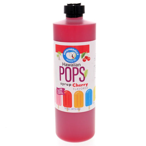 Cherry Hawaiian Pop Ready to Use Syrup - Hypothermias.com