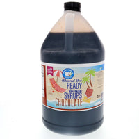 Chocolate 100% Pure Cane Sugar Ready to Use Snow Cone or Shaved Ice Syrup