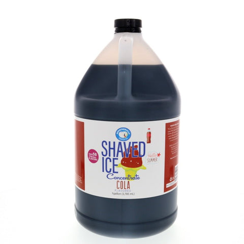 Hypothermias cola shaved ice or snow cone flavor syrup concentrate 128 Fl Oz.