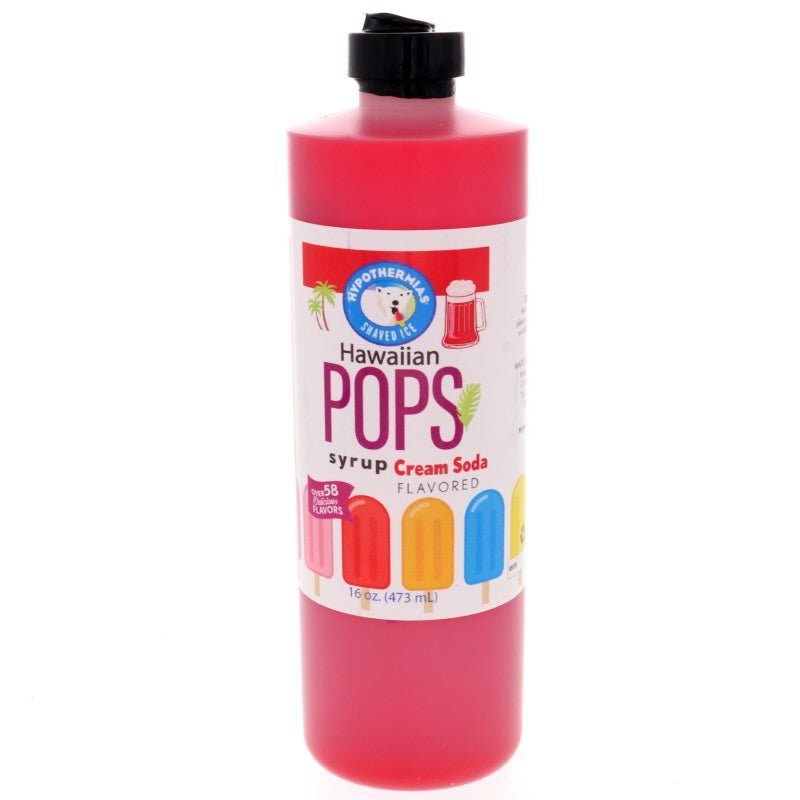 Cream Soda (Red) Hawaiian Pop Ready to Use Syrup - Hypothermias.com
