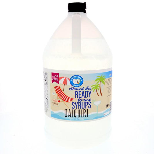 Hypothermias daiquiri pure cane sugar snow cone or shaved ice syrup 128 Fl Oz.