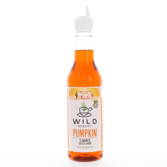 Wild Desert 100 pure cane sugar pumpkin coffee syrup in 12 Fl Oz bottle.