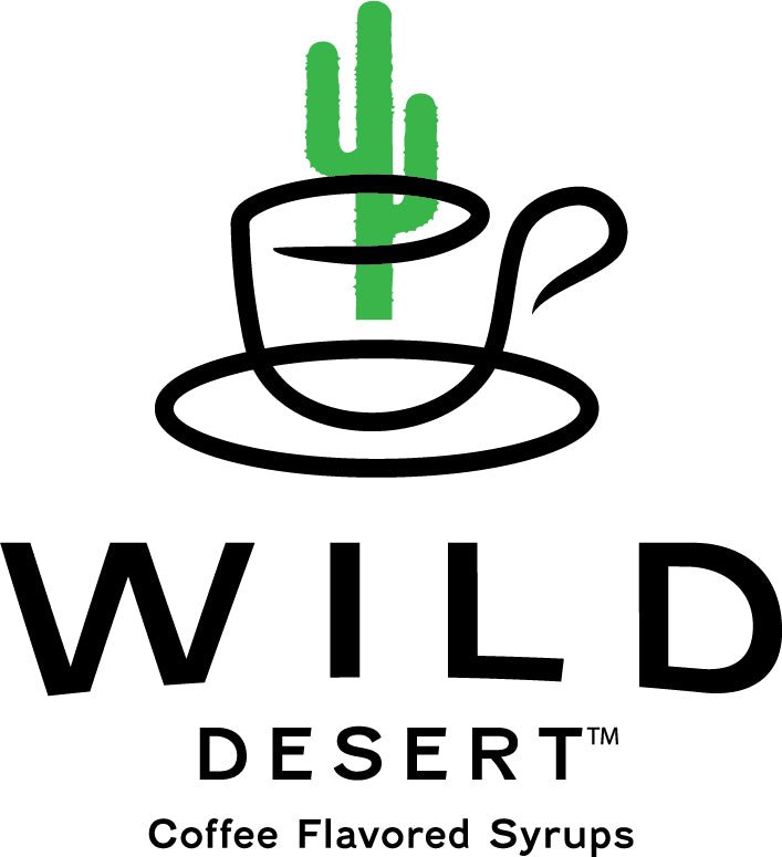 Wild Desert logo for coffee flavored syrups.