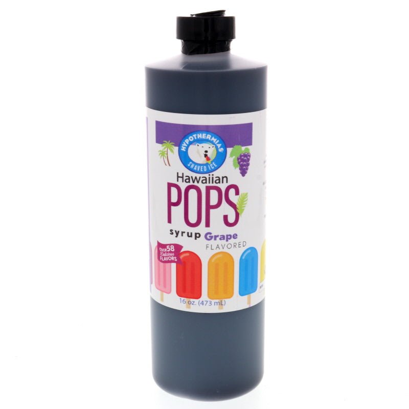 Grape Hawaiian Pop Ready to Use Syrup - Hypothermias.com