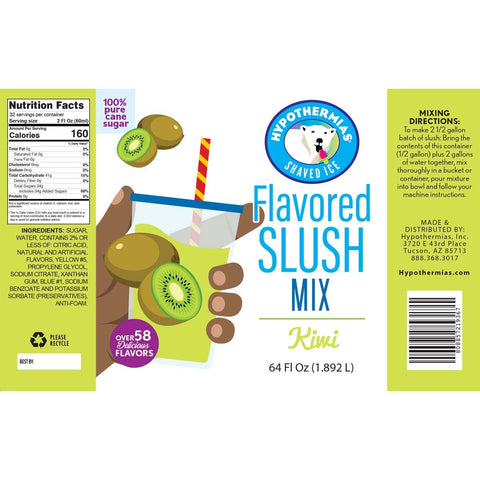 Kiwi Slush Concentrate - Hypothermias.com