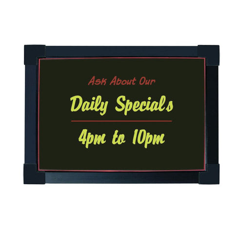 LED Write-On Sign Board 16" X 12" - Hypothermias.com
