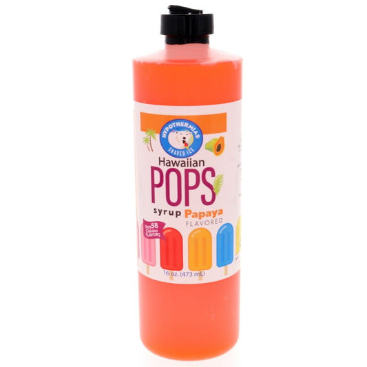 Papaya Hawaiian Pop Ready to Use Syrup - Hypothermias.com