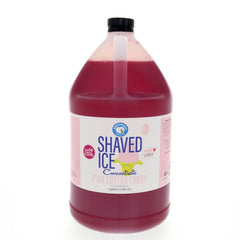 Hypothermias pink cotton candy shaved ice or snow cone flavor syrup concentrate 128 Fl Oz.