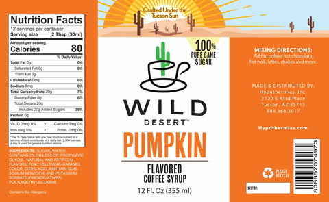 Pumpkin Coffee Syrup - Hypothermias.com
