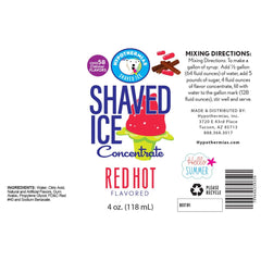 Red Hot Flavor Concentrate - Hypothermias.com