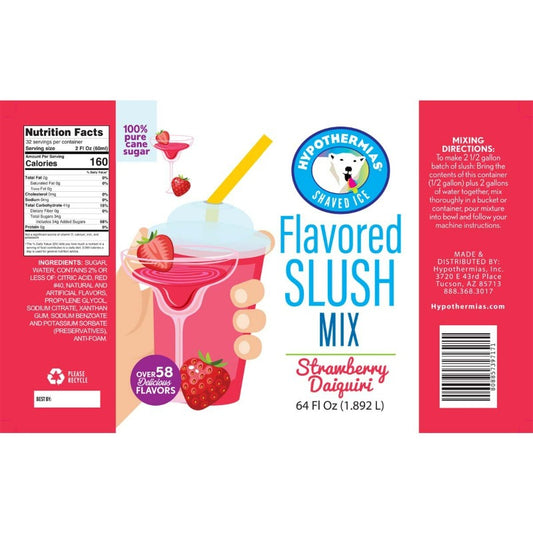Strawberry Daiquiri Slush Concentrate - Hypothermias.com