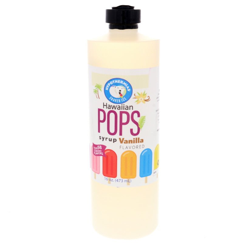 Vanilla Hawaiian Pop Ready to Use Syrup - Hypothermias.com