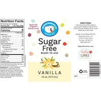 Vanilla Sugar Free Snow Cone Syrup | Organic Monk Fruit Sweetened (16 Fl. Oz)