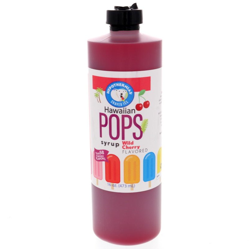 Wild Cherry Hawaiian Pop Ready to Use Syrup - Hypothermias.com